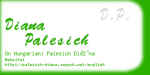 diana palesich business card